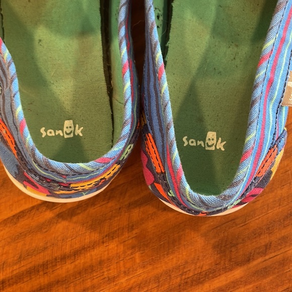 Tropical Print Women’s Sanuk Slip On Shoes size 10 - Picture 3 of 6
